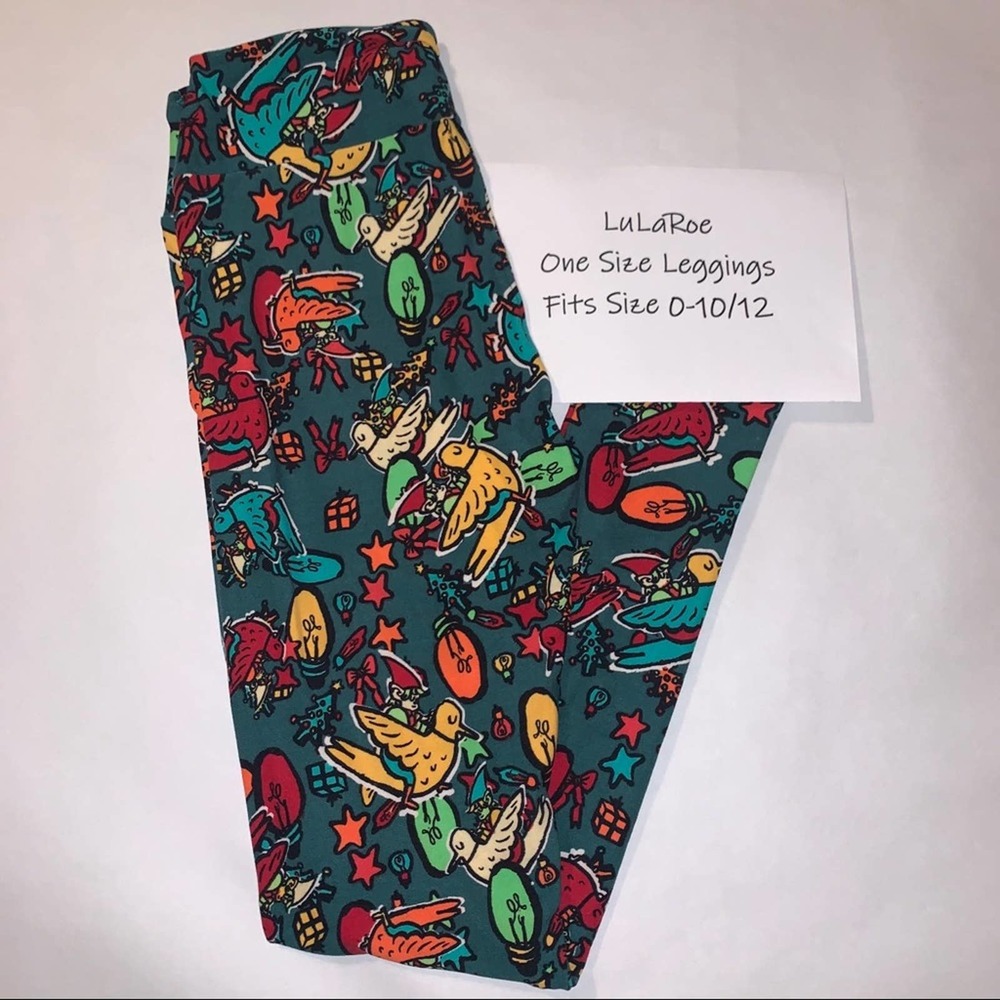LuLaRoe Christmas One Size Leggings